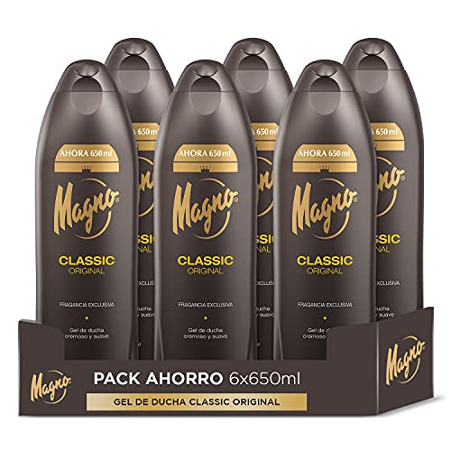 Pack 6 geles de ducha clásicos Magno