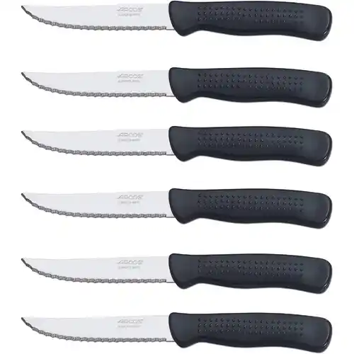 Pack 6x Cuchillos Mesa Chuleteros Arcos