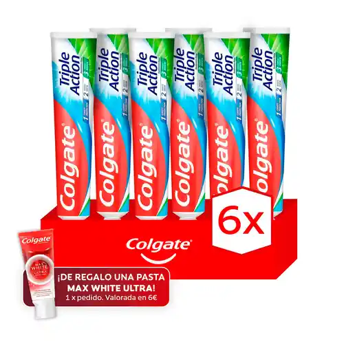 24x Pasta de dientes Colgate Triple Action sólo 23,2€ + ENVIO GRATIS