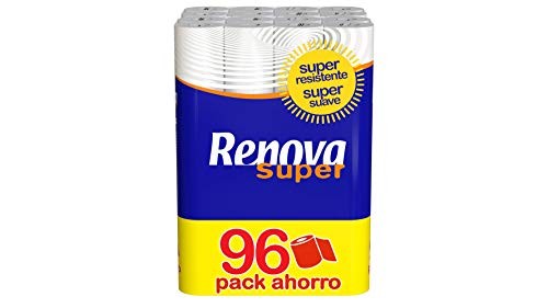 Pack 96 Rollos Renova Papel Higiénico Super de 2 capas