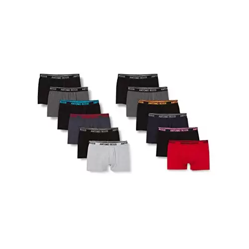 Pack de 12x boxers Antonio Rossi