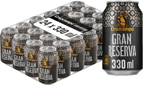 Pack de 24 Cruzcampo Gran Reserva Cerveza Tostada