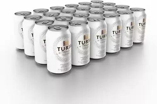 Pack de 24 latas de Cerveza Tostada Turia Marzen