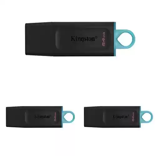 Pack de 3 memorias USB Kingston DataTraveler Exodia DTX de 64GB Flash Drive USB 3.2