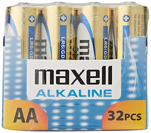Pack de 32 pilas alcalinas AA Maxell LR6