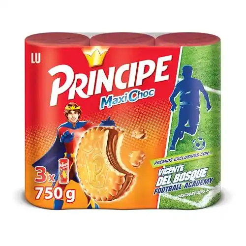 Pack Familiar Príncipe Maxi Choc Galletas de Chocolate 3 Unidades