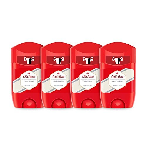 PACK X4 Old Spice Original Desodorante en Barra para Hombres, 50 ml (compra recurrente)