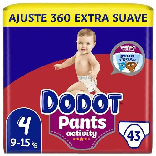 Pañales Dodot Activity, 2 Packs de 43 unidades cada uno