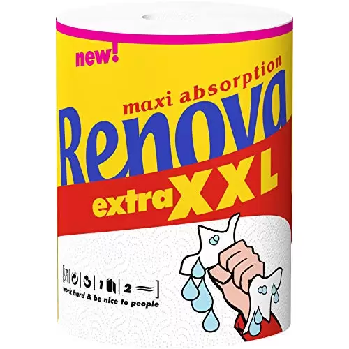 Rollo de Papel de cocina XXL maxi absorción extra 2 capas Renova