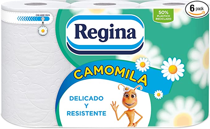 Papel Higiénico Regina Camomila 6 Rollos