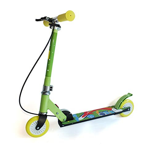 Patinete unisex para niños FA Sports Velotouro con altura regulable y freno en el manillar