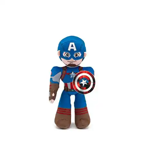 Peluche Capitán América de 25 cm.