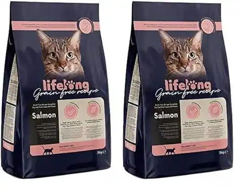 Pienso para gatos Lifelong de salmón 3kg