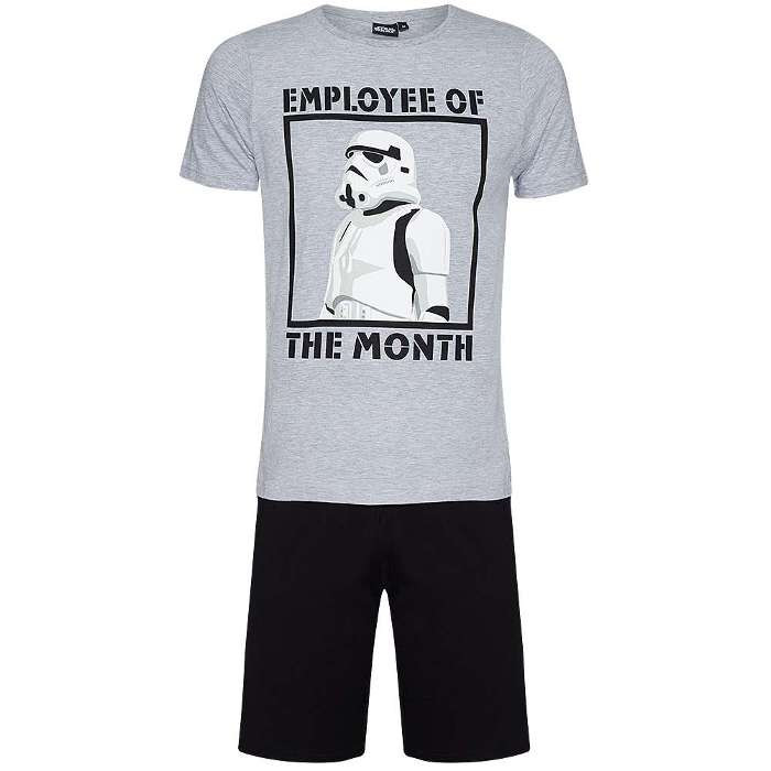 Pijama de hombre Star Wars de manga corta