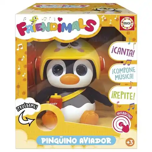 Pinguino Aviador Interactivo Friendimals