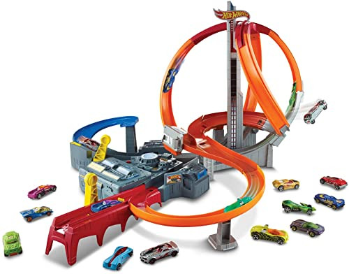 Pista Torbellino de Carreras Hot Wheels (Mattel CDL45)