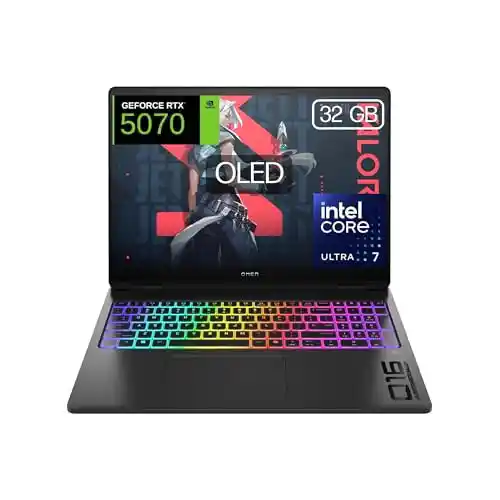 Portátil gaming 16" HP Omen Max Intel Ultra 7 32GB 1TB RTX 5070