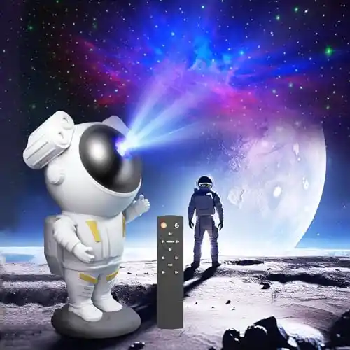 Proyector LED cielo estrellado con temporizador y mando a distancia