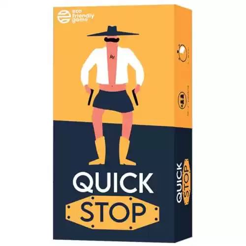 Juego de mesa Quick Stop dinámico para familia y amigos