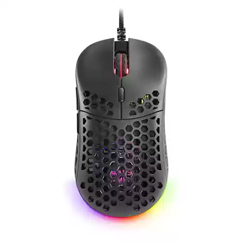 Ratón Gaming RGB Chroma Mars Gaming MM55 Negro
