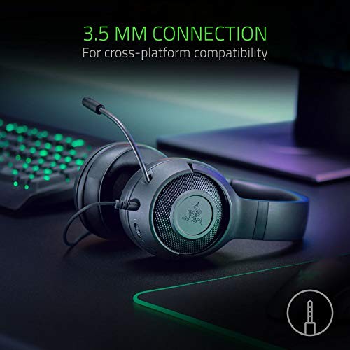 Razer Kraken X - Auriculares gaming 7.1 (PC, Mac, Xbox One, PS4 y Switch)