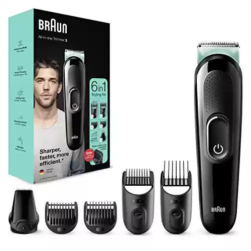 Recortadora de Barba 6 en 1 Braun