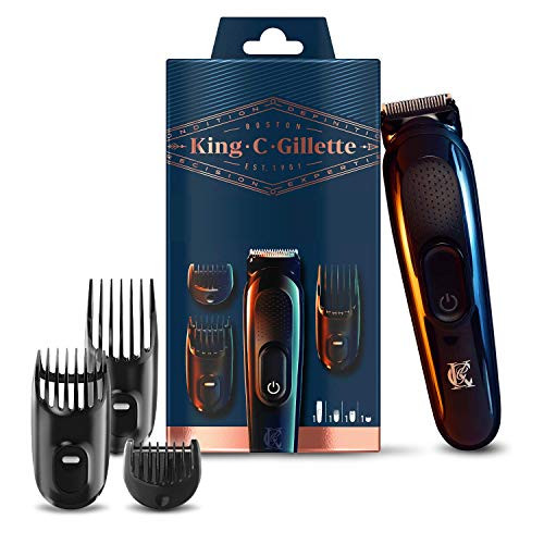 Recortadora de Barba y Cortapelos Inalámbrica King C. Gillette