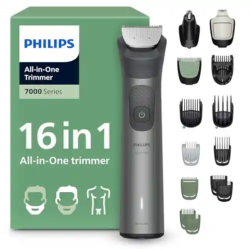 Recortadora Philips todo en uno Serie 7000, 16 en 1