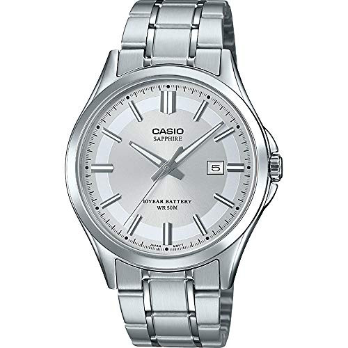 Reloj Analógico para Hombre de Cuarzo con Correa en Acero Inoxidable Casio MTS-100D-7AVEF