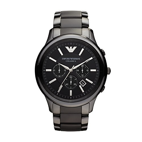 Reloj Cronógrafo, Emporio Armani, para Hombre de Cuarzo con Correa en Cerámica