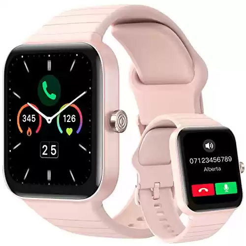 Reloj Inteligente con llamadas, podómetro, pulsómetro, SpO2, 100 modos deportivos...