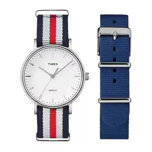 Reloj Mujer Analógico Cuarzo con Correa de Nylon Timex TWG019000