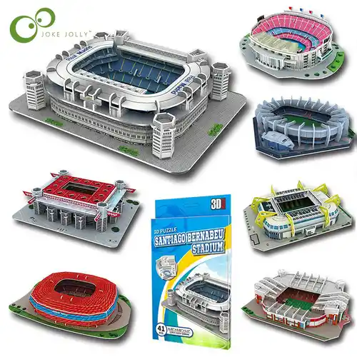 Rompecabezas 3D DIY Campos de fútbol en miniatura