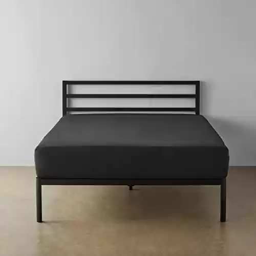 Sábana bajera ajustable de microfibra 180 x 200 x 40 cm negra - Amazon Basics