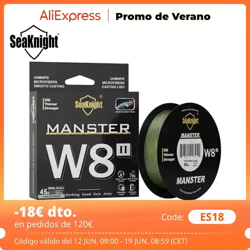 SeaKnight-líneas de pesca serie W8 II