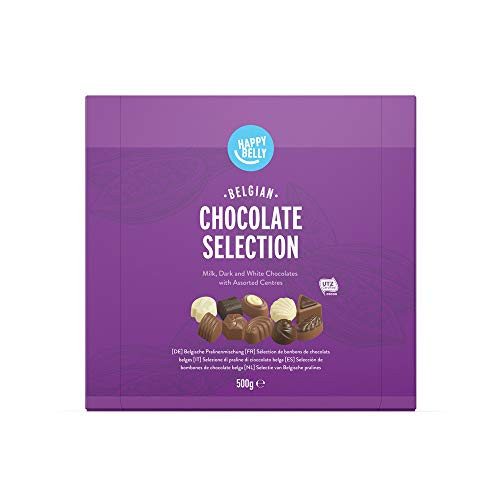Selección de bombones de chocolate belga 500g Happy Belly