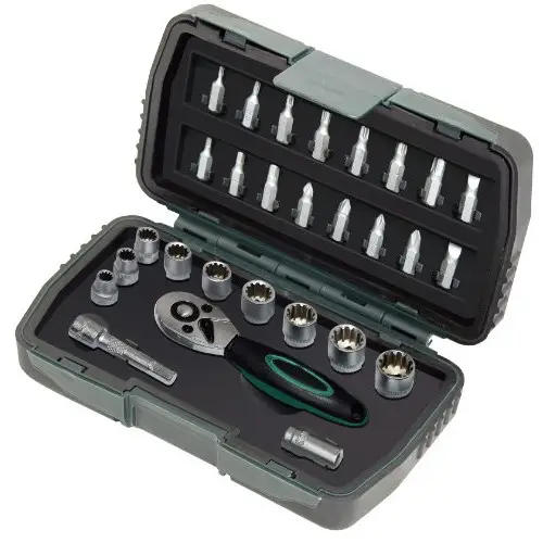 Set 28 piezas llaves de vaso y puntas Mannesmann M29185