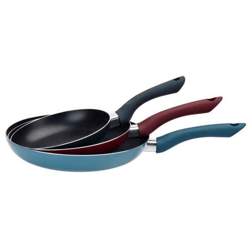 Set 3 Sartenes Aluminio Prensado CARREFOUR HOME 20/24/28 cm