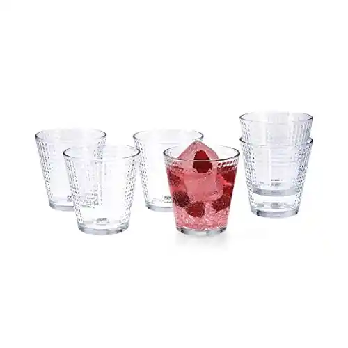 Set 6 vasos forma baja 25cl, Aptos para lavavajillas, vidrio - Luminarc Lina
