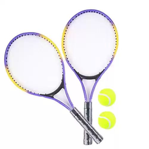 Set de 2 Raquetas de Tenis y 2 Pelotas SPORTSIDE