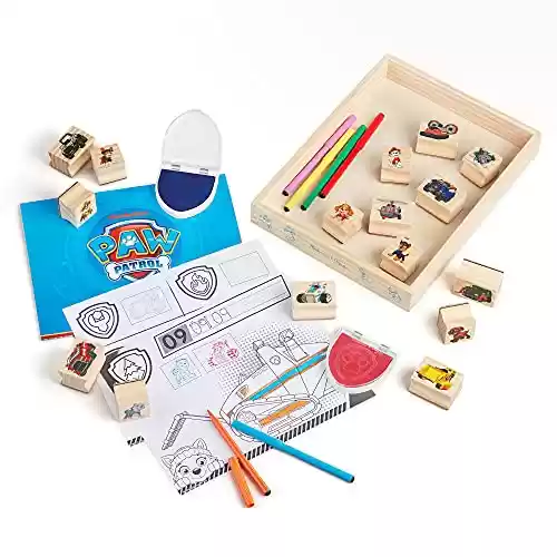 Set de Actividades de Sellos de Madera con Marcadores Melissa & Doug PAW Patrol