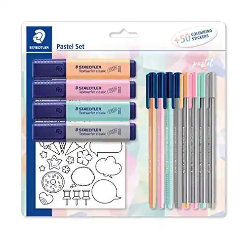 Set de dibujo Staedler: Rotus, subrayadores + notas