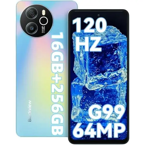 Smartphone Blackview Shark8 16GB+256GB de 6.78'' FHD+ 120Hz