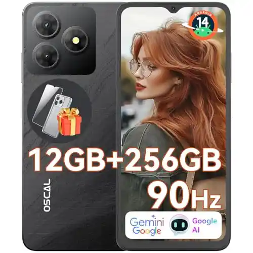 MAS BARATO! Smartphone OSCAL 2025 Flat 2 12GB/256GB Android 14 - 2 colores a elegir