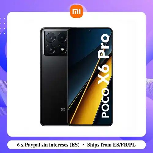 Smartphone POCO X6 Pro 5G 8GB/256GB (desde las 00h del 11/11 hasta agotar stock)