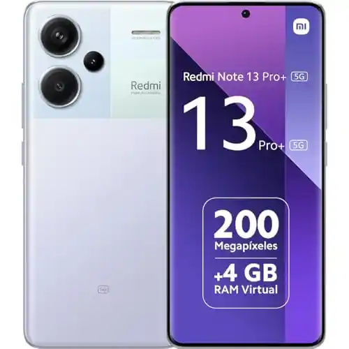 Smartphone Xiaomi Redmi Note 13 Pro+ 5G de 8GB/256 GB