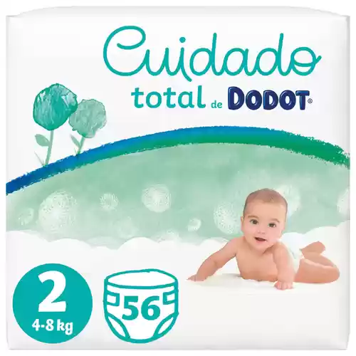 SÓLO HOY! Pack 56 pañales Dodot Cuidado Total por 9€ (tallas 1, 2, 3)