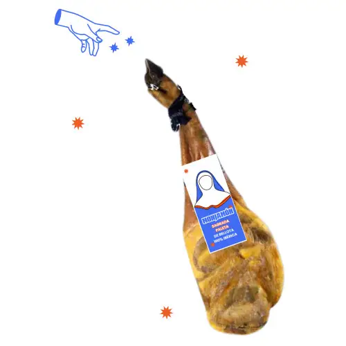 SOLO HOY! Sagrada Paleta de Bellota 100% Ibérica Monjamón - Pata Negra - Pieza de 5-5.5 kg