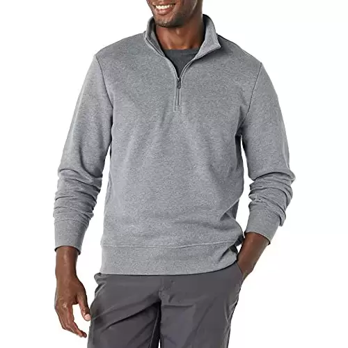 Sudadera polar hombre Amazon Essentials (tallas S y XS)