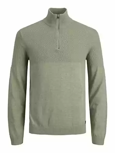 Suéter Jack & Jones Jprblawinter Structure Knit Half Zip